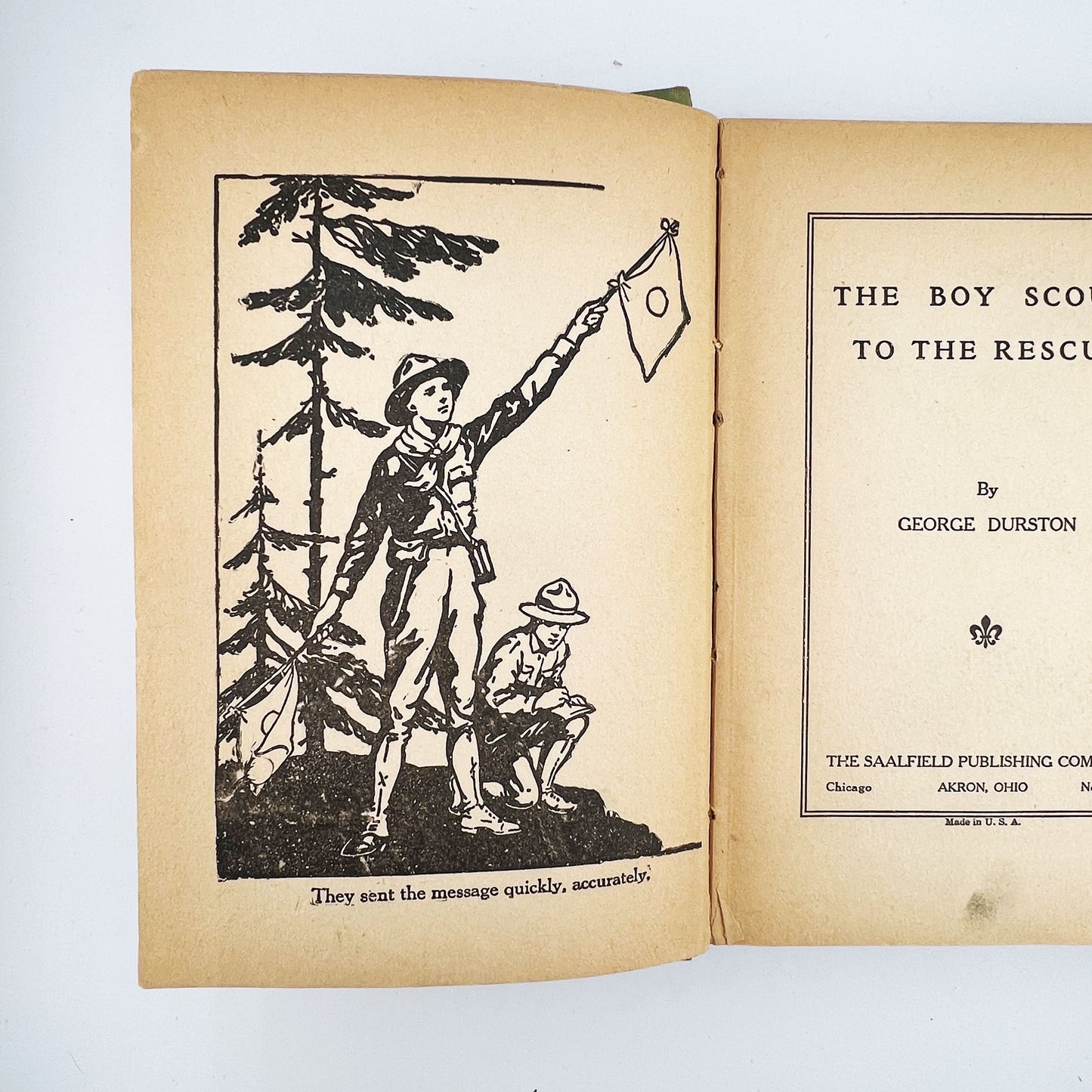 1921 “The Boy Scouts to the Rescue” George Durston Saalfield First Edition