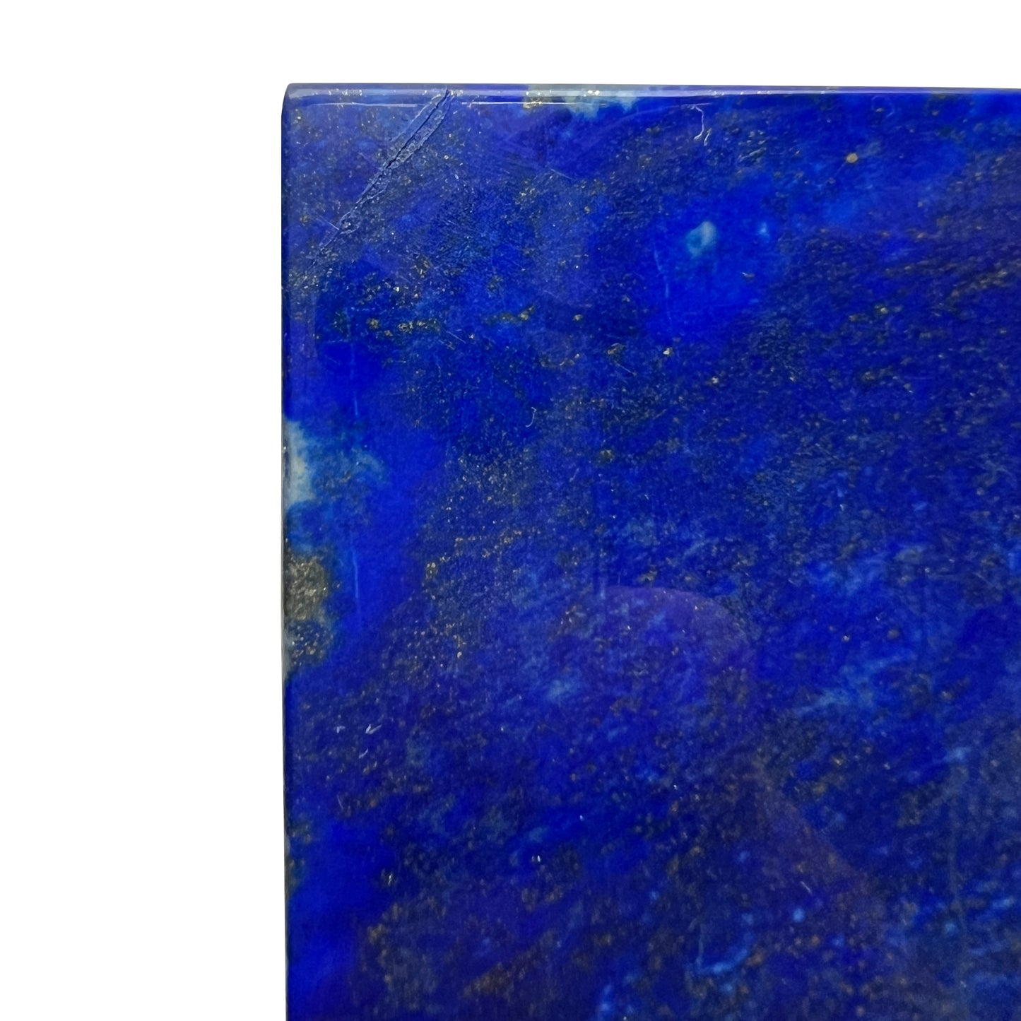 Blue Lapis Lazuli and Marble Stone Rectangular Jewelry or Trinket Box