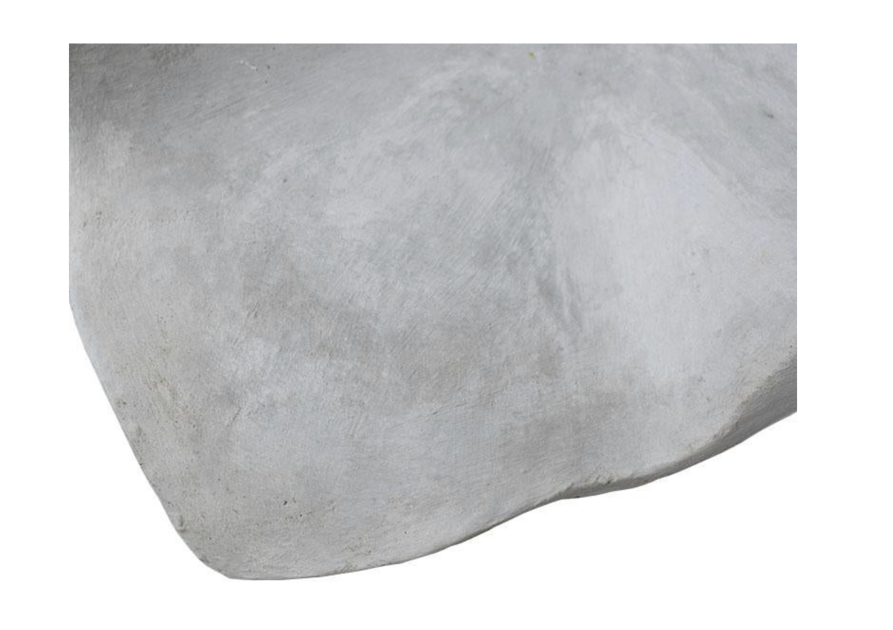 Monumental Large Concrete Trompe L'oeil Sculpture Ghost Handkerchief Planter