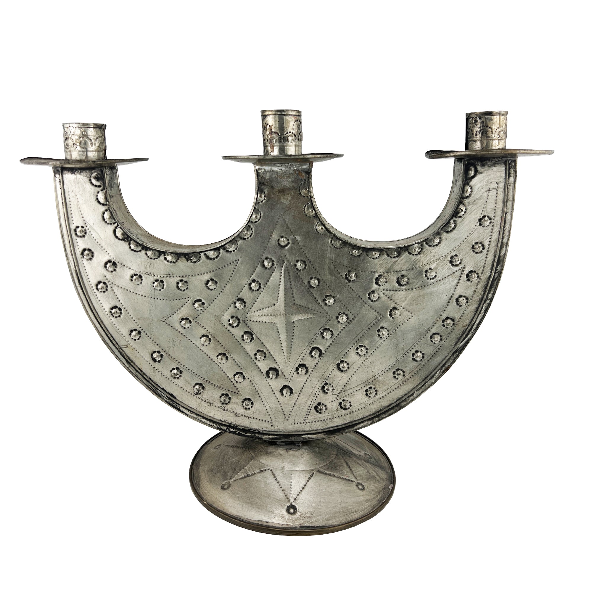 Mexican Tin Candleholder - Hand-Punched Folk Art from the Jonathan Par ...