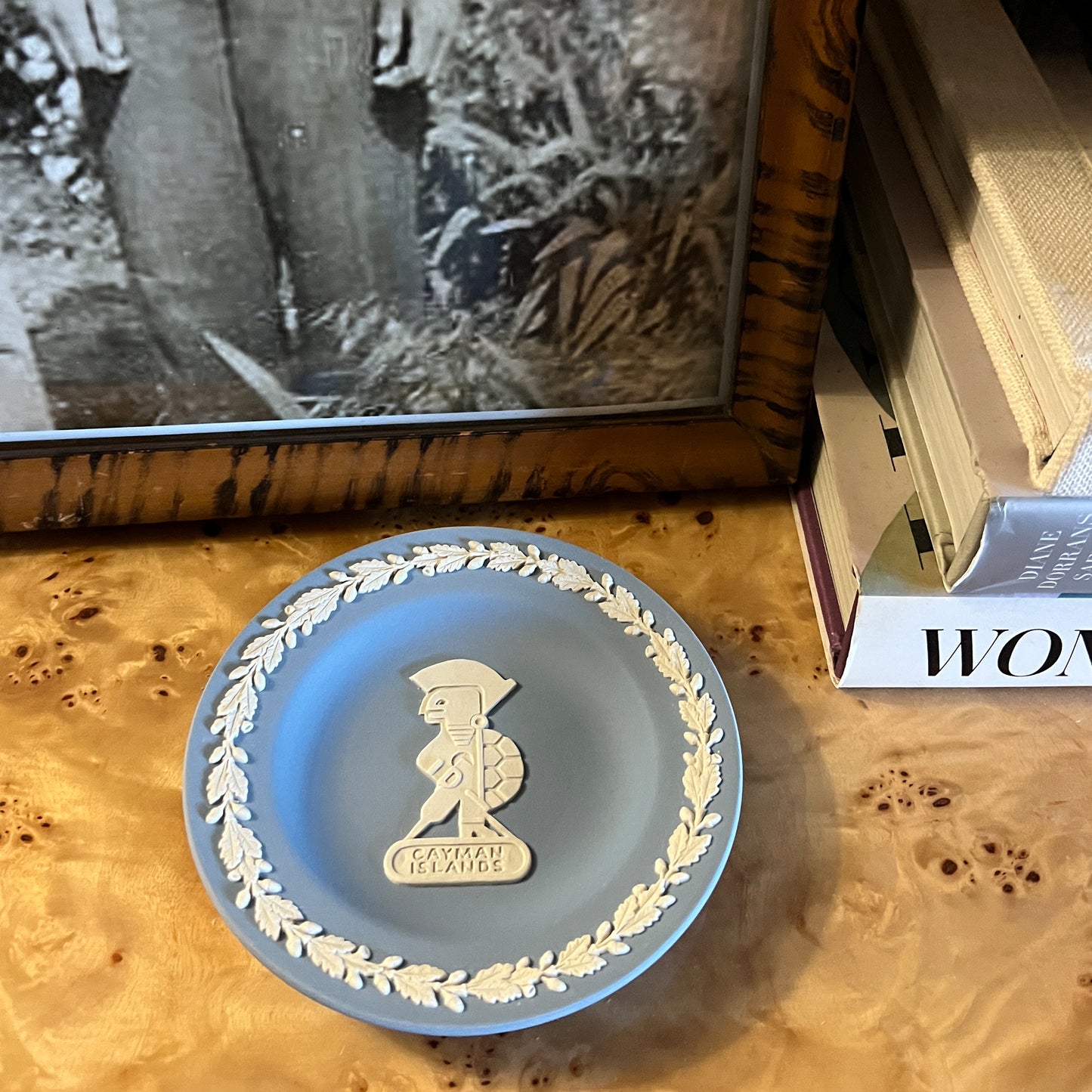 Wedgwood Blue Jasperware Cayman Islands Trinket Dish, Eturia Collection