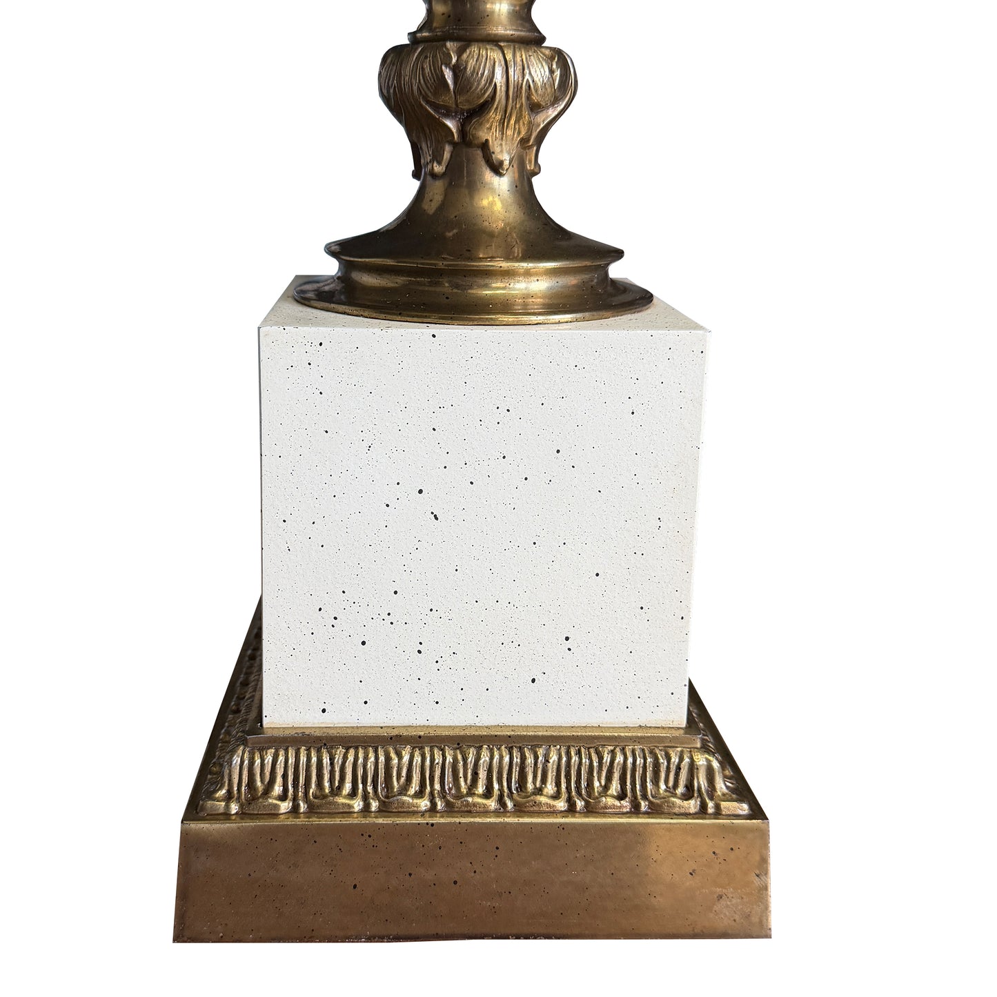 Vintage Frederick Cooper Neoclassical Brass and Ivory Urn Table Lamp