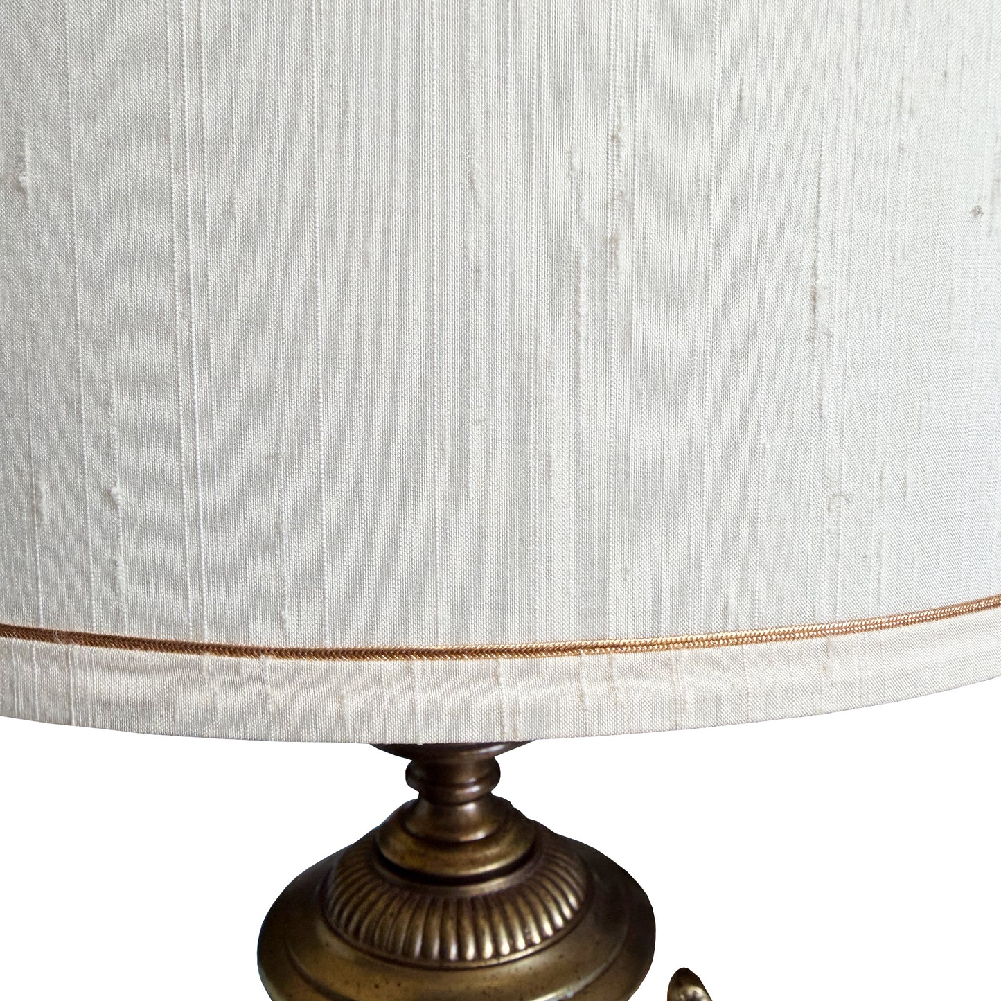 Vintage Frederick Cooper Neoclassical Brass and Ivory Urn Table Lamp