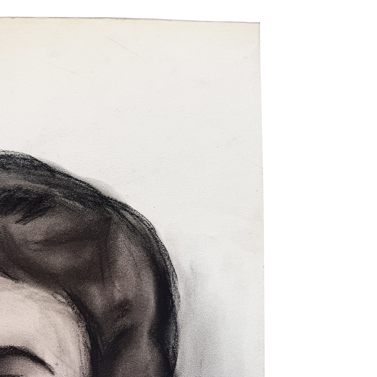 Donna Foreman Hopper Original Charcoal Portrait Illustration of a Woman With Short Hair