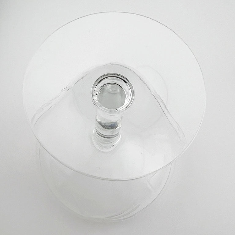 Etched Champagne Coupes - Set of 7