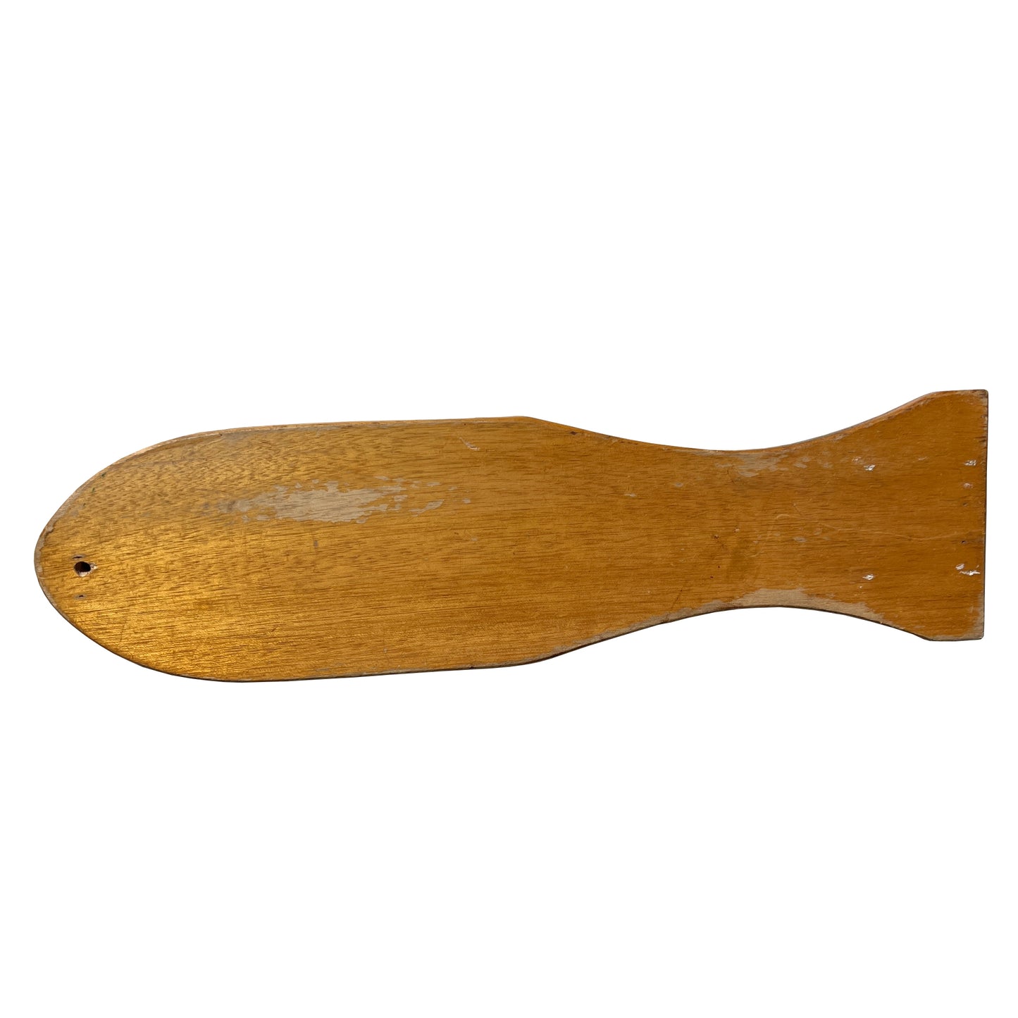 Vintage Wooden Fish Filleting Board With Metal Clamp – Nautical Folk Art