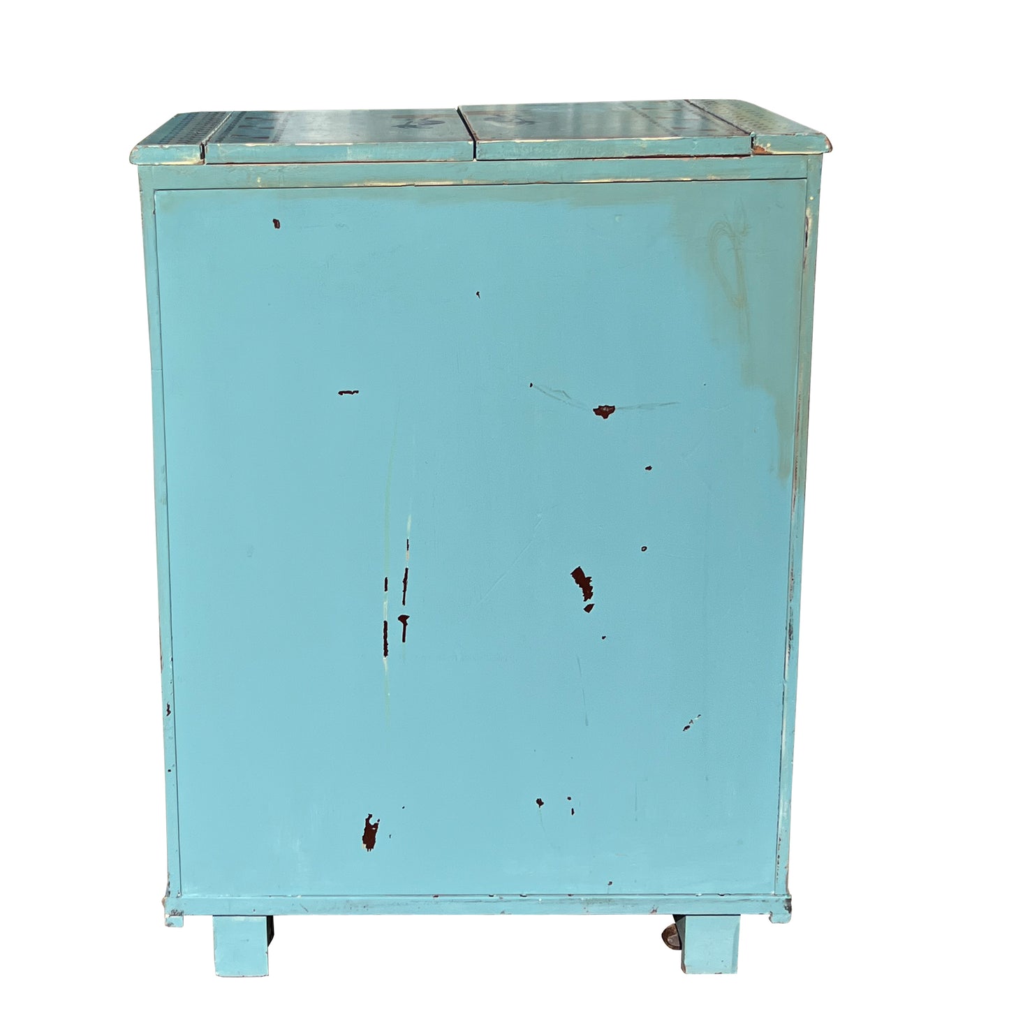 Art Deco Hand-Painted Southwestern Dry Bar Cabinet — Jonathan Parks Estate
