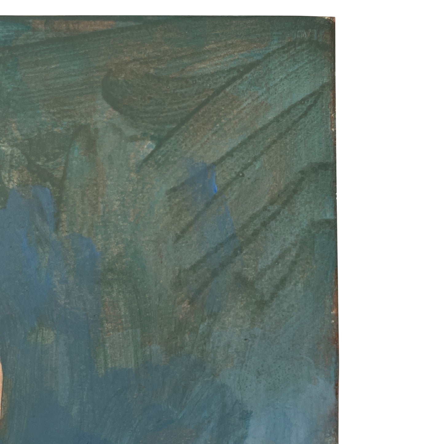 Mid-Century Modern Portrait of a Man Smoking — Estate of Jonathan Park, Santa Fe