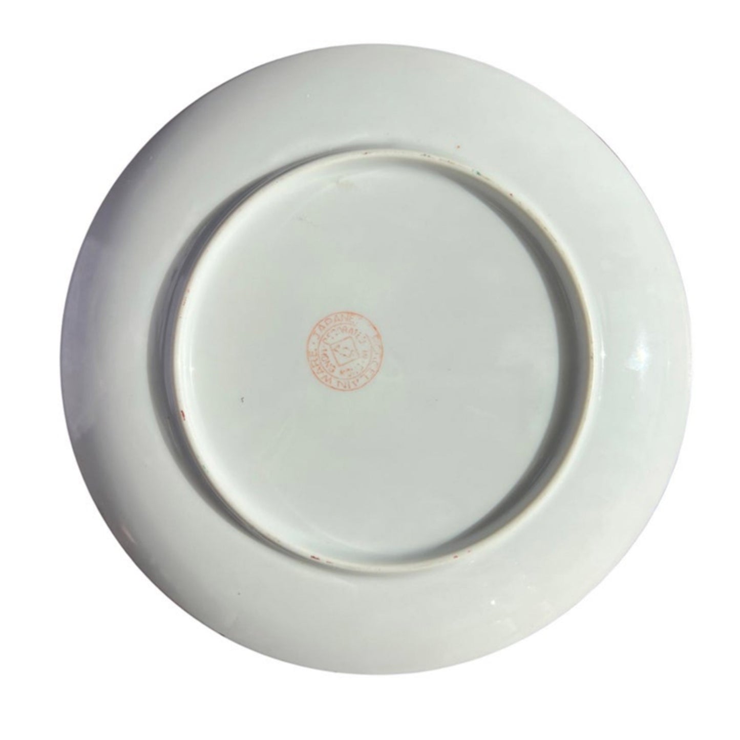 Antique Chinoiserie Famille Rose Porcelain Plate with Pineapple & Floral Motifs