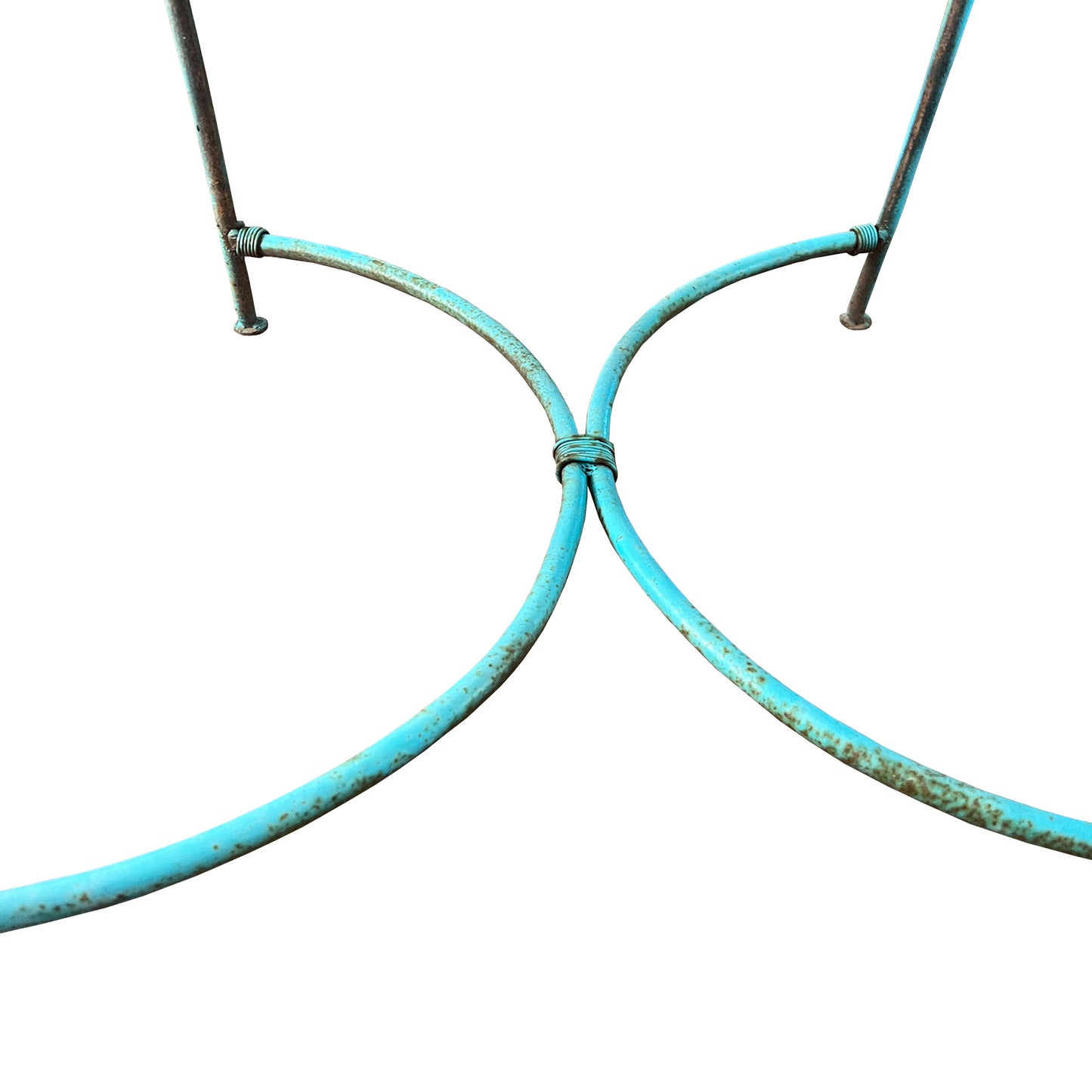 Italian Mid-Century Wrought Iron Patio Chairs, Attributed to Salterini - A Pair