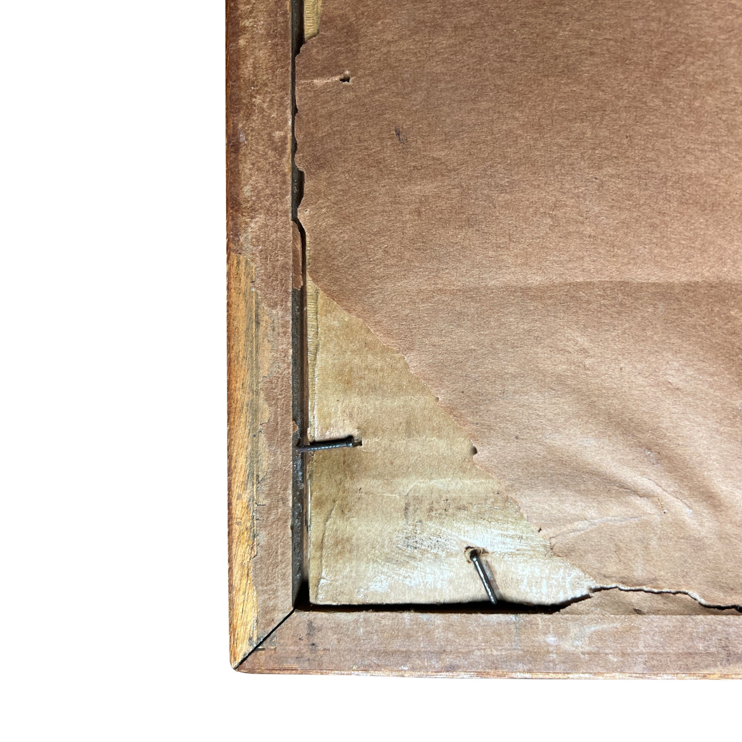 Antique English Framed Fox Horse Back Hunting Print — “Slap at a Brook” 1800s