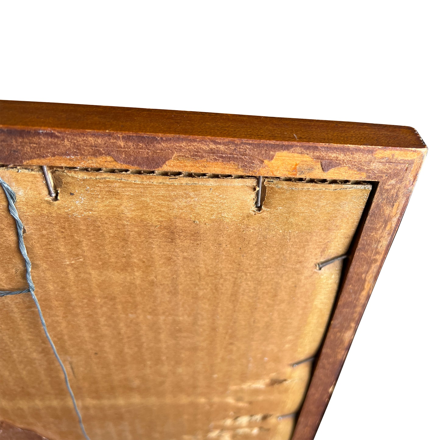 Antique English Framed Fox Horse Back Hunting Print — “Slap at a Brook” 1800s