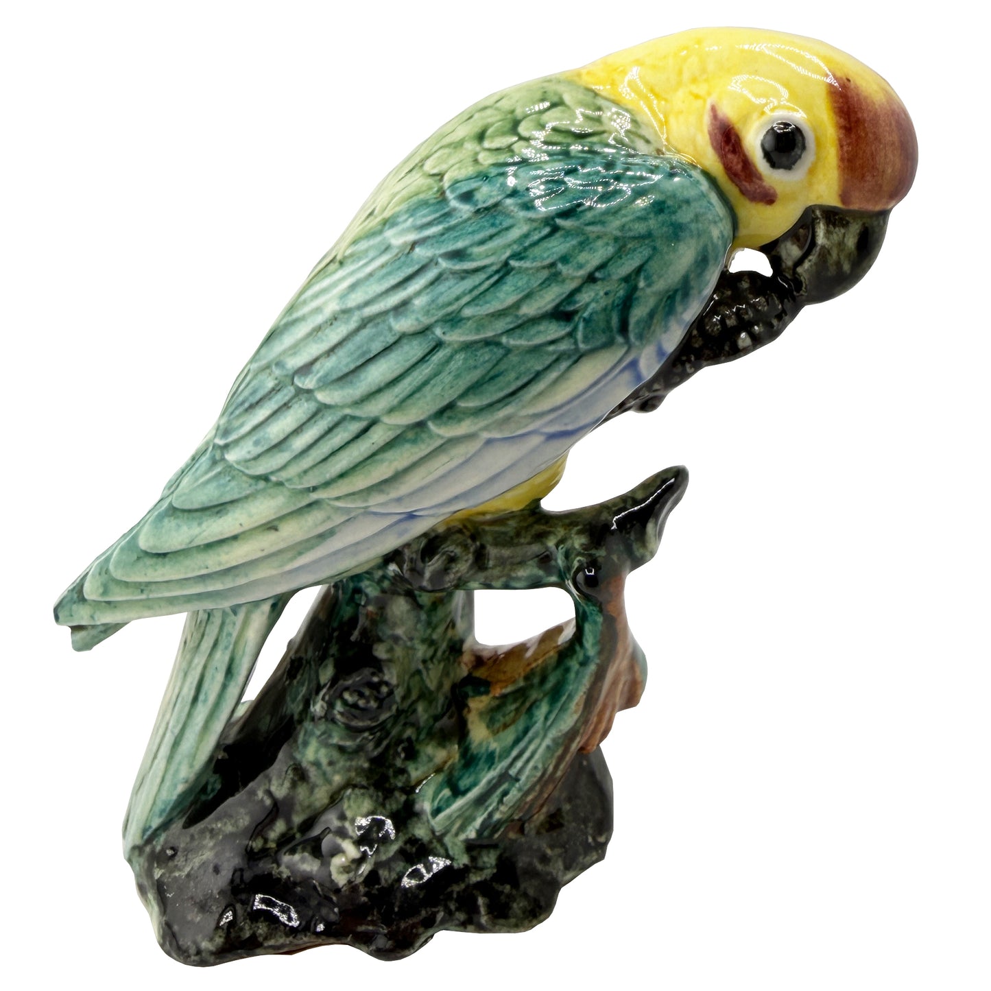 Vintage Stangl #3449 Hand-Painted Carolina Parakeet Figurine, circa 1950