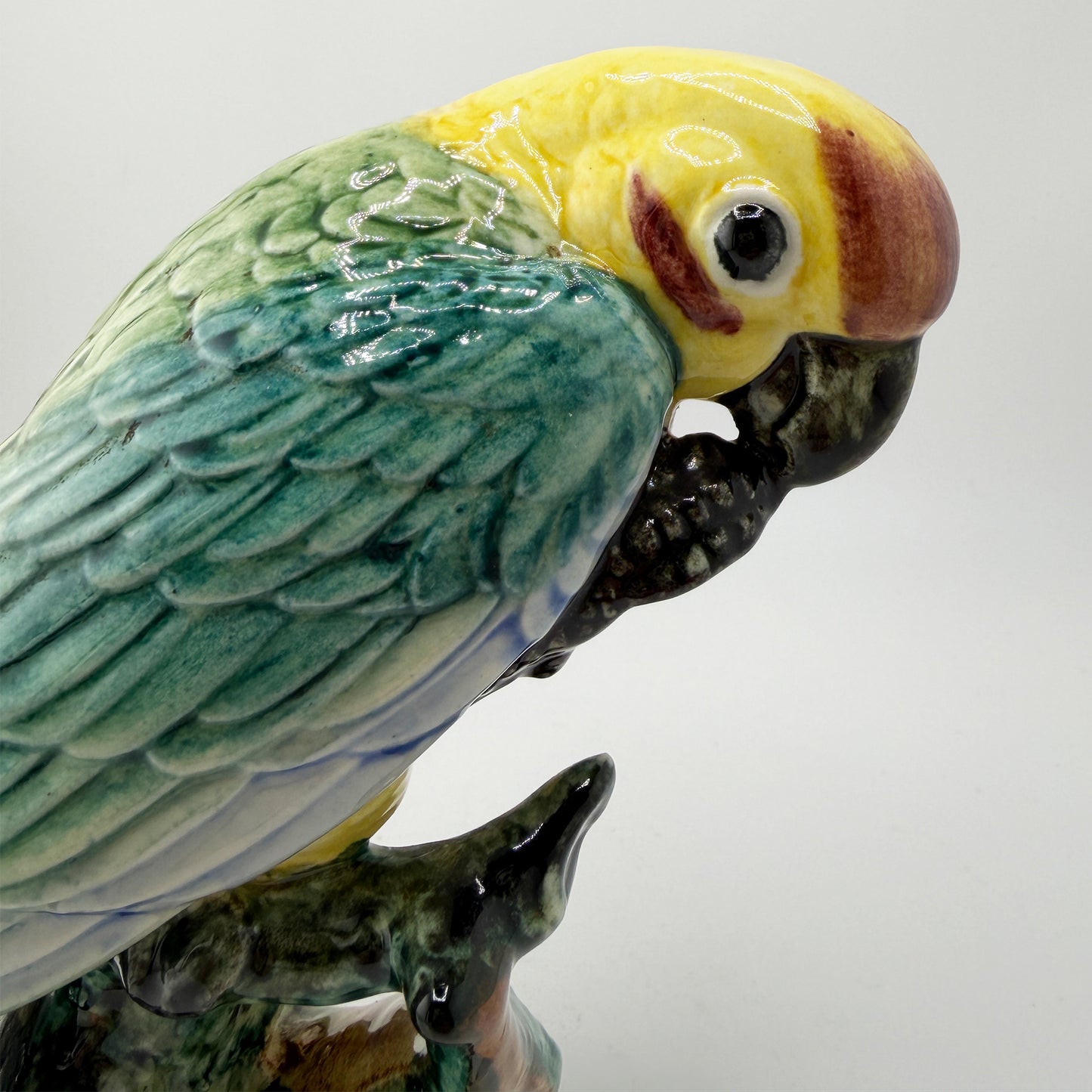 Vintage Stangl #3449 Hand-Painted Carolina Parakeet Figurine, circa 1950