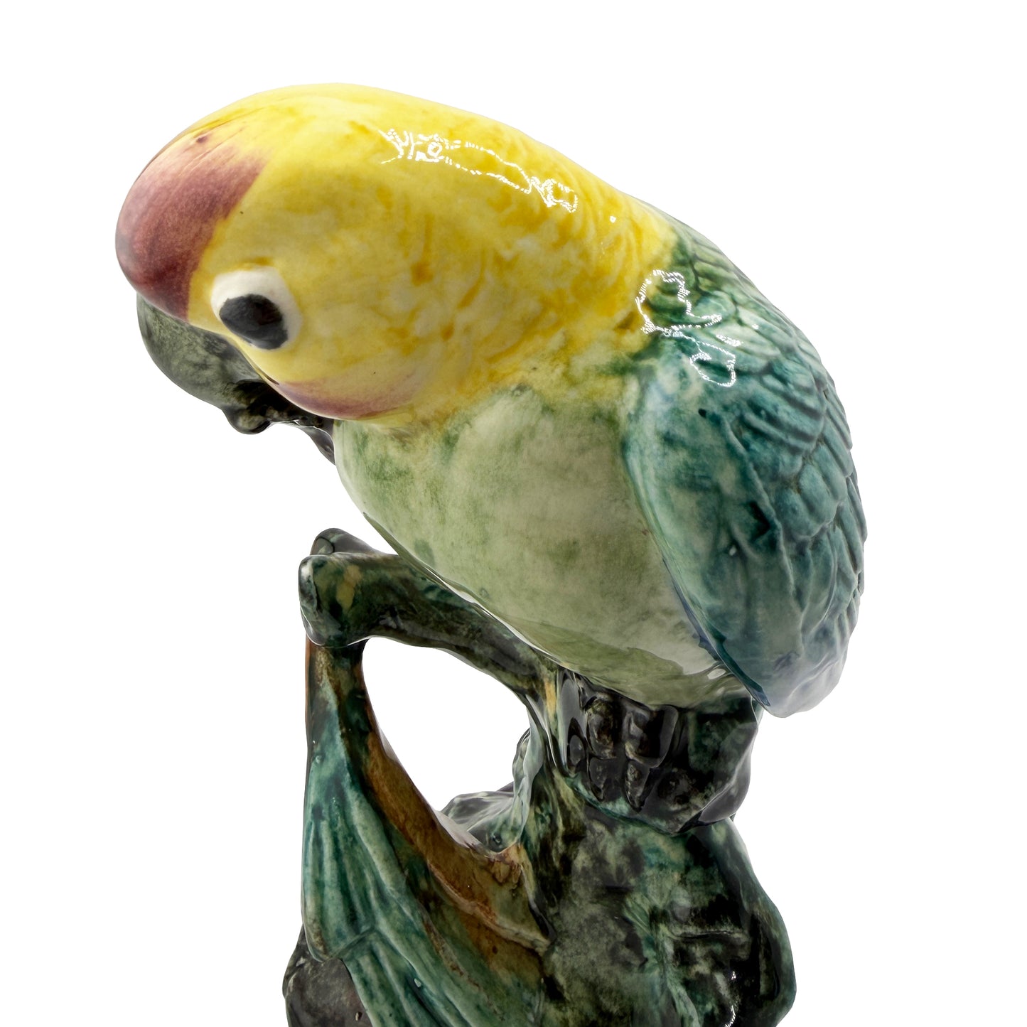 Vintage Stangl #3449 Hand-Painted Carolina Parakeet Figurine, circa 1950