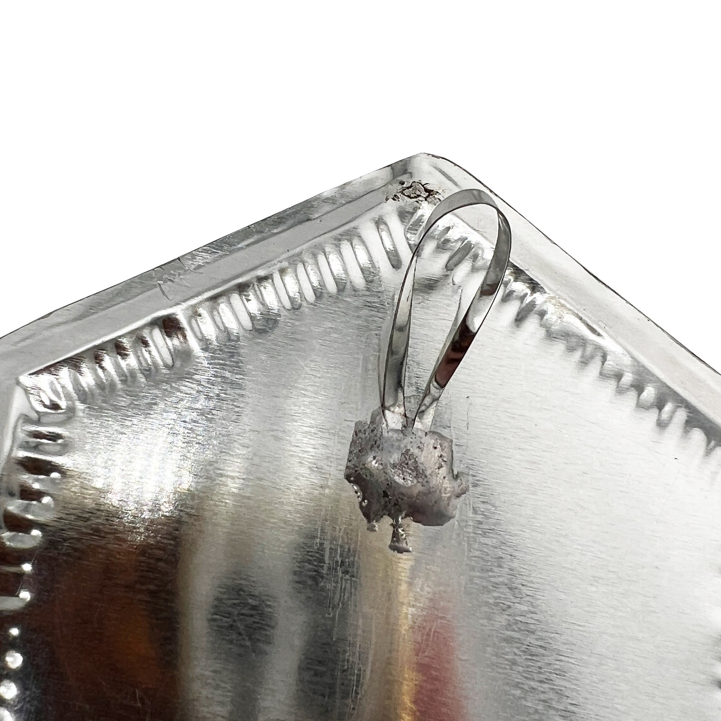 Handcrafted Mexican Hojalata Tin Cross With Sacred Heart Motif