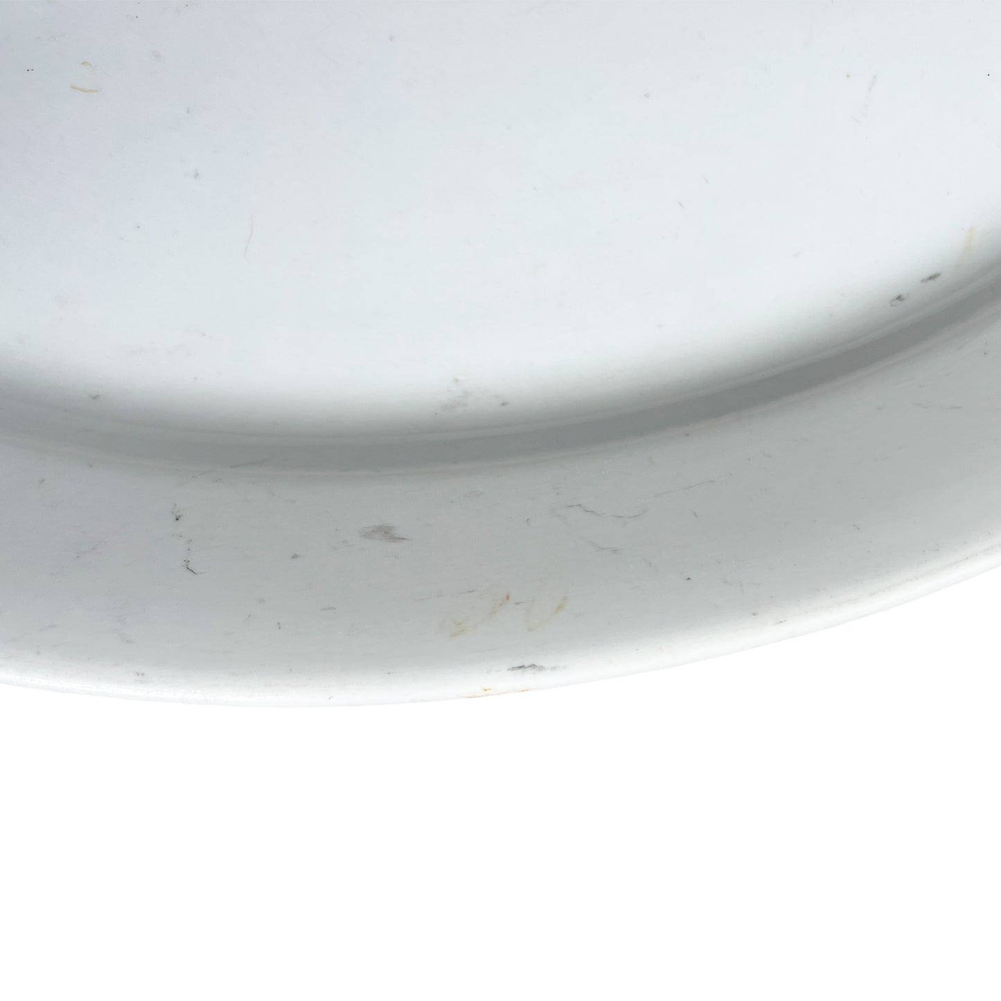 Large Early 20th Century U.S.Q.M.C. White Ironstone Serving Platter 1920