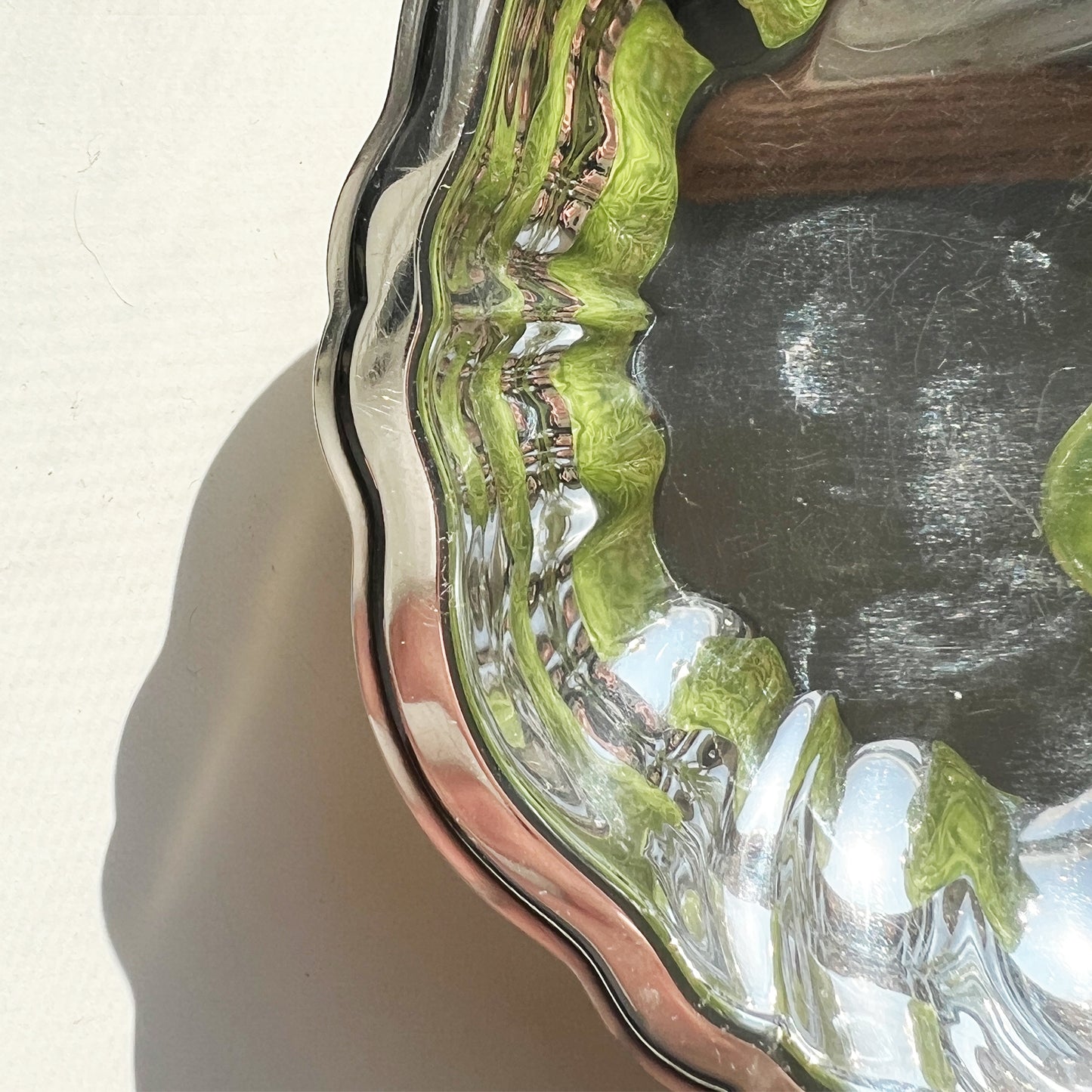 Vintage Wm. A. Rogers Silverplate Scalloped Candy Bowl