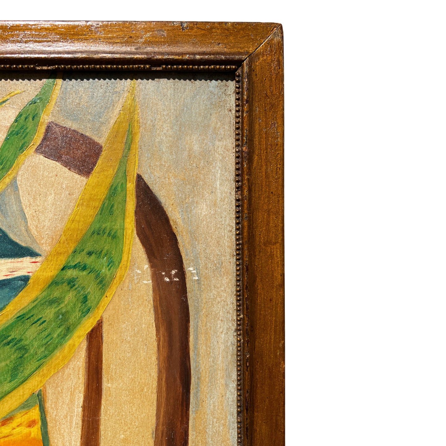 Southwestern Still Life Painting with Serape and Snake Plant - Signed Santa Fe